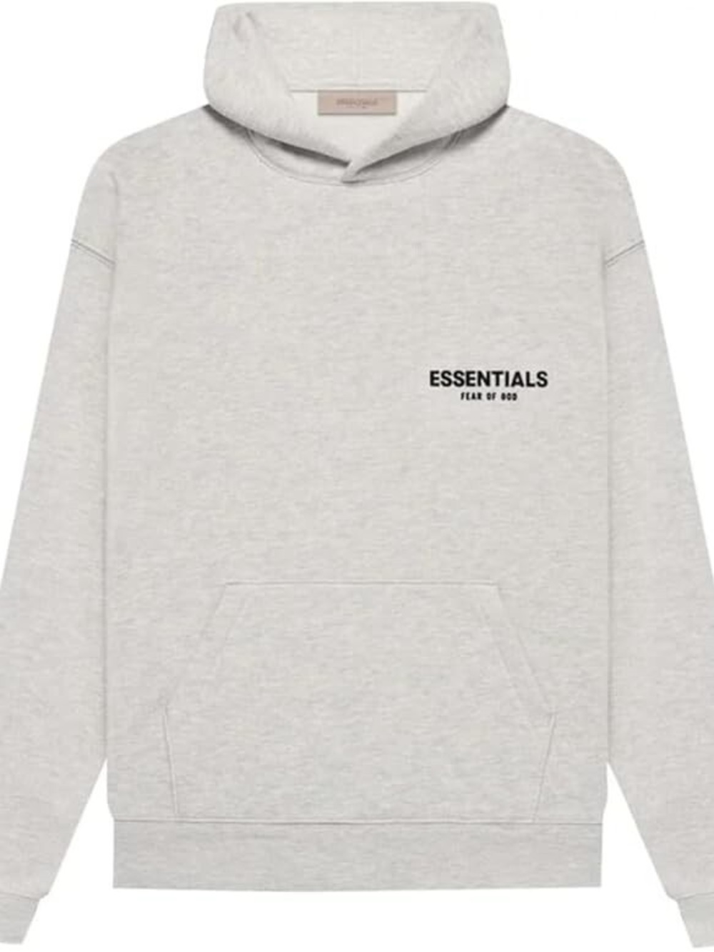 FEAR OF GOD ESSENTIALS LIGHT OATMEAL HOODIE - XL